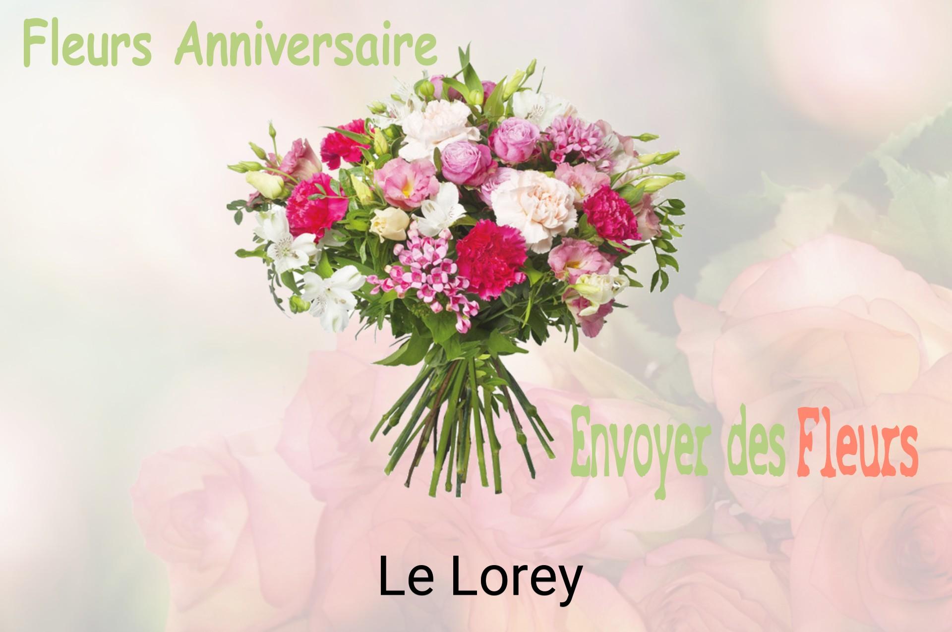 Bouquet de fleurs d’anniversaire livré à Le Lorey