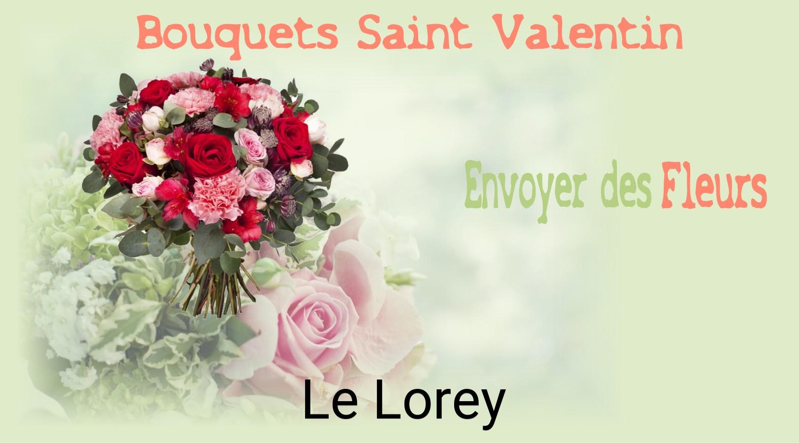 Roses de Saint-Valentin livrées à Le Lorey